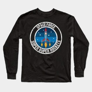 Super Duper Rockets Space Force Long Sleeve T-Shirt